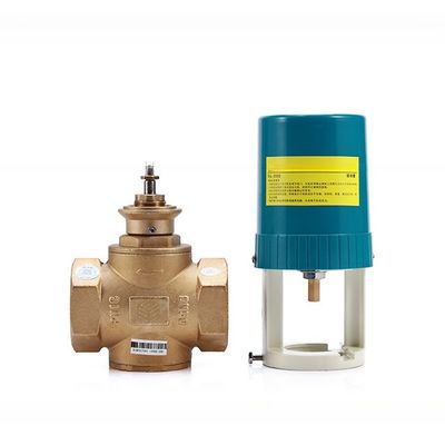 Système de climatisation et de climatisation à modulation proportionnelle Unité de bobine de ventilateur avec soupape motorisée à contrôle à deux voies