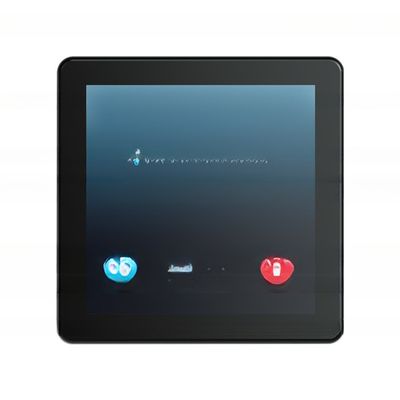 Style de conception contemporain Modbus programmable à écran tactile couleur LCD grand éventail de ventilateur Thermostat