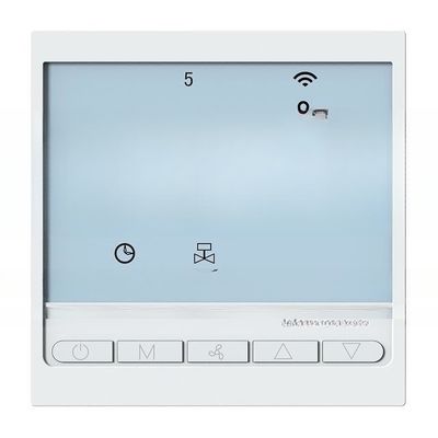 Thermostat de commande de salle intelligent avec écran tactile acrylique et gamme d'environnement de travail