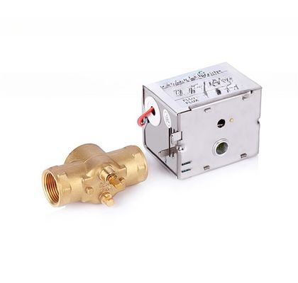 Moteur de l'unité de la bobine du ventilateur de retour de ressort avec soupape de zone en laiton à commande automatique à 3 voies