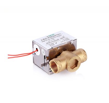 Moteur de l'unité de la bobine du ventilateur de retour de ressort avec soupape de zone en laiton à commande automatique à 3 voies