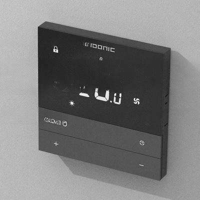 Écran tactile Eau chauffage par le sol Thermostat Piano Type Bouton Charge maximale 3A Eau
