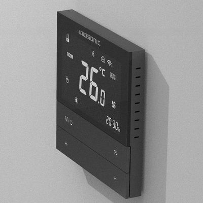 Écran tactile Eau chauffage par le sol Thermostat Piano Type Bouton Charge maximale 3A Eau