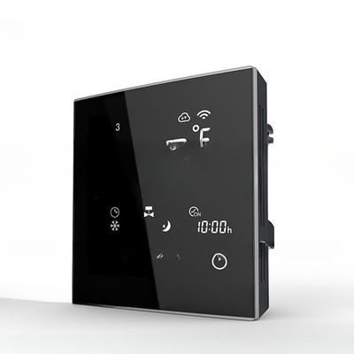 Thermostat à écran tactile complet pour le chauffage et le refroidissement programmables de l'unité de la bobine du ventilateur