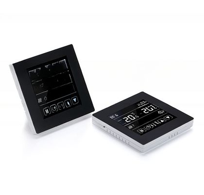 0.5C Pression de l'affichage Thermostat de salle HVAC Wifi programmable blanc pour le chauffage par le sol