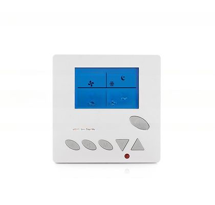 AC806 Thermostat de chambre HVAC 0,5C Affichage de la précision de la charge maximale 2A