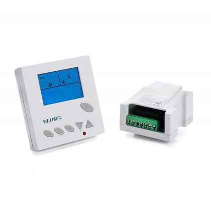 AC806 Thermostat de chambre HVAC 0,5C Affichage de la précision de la charge maximale 2A