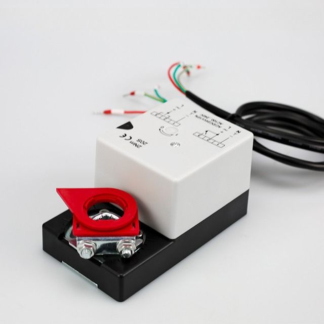Actuateur d'amortisseurs de commande d'air à rotation sélectionnable 24V 6Nm pour système de climatisation et de machine