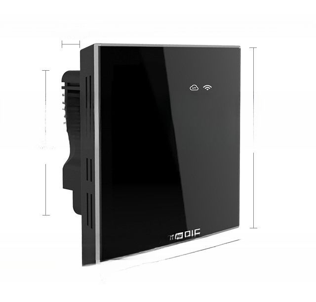 ABS PC Matériau Modbus Rs485 Thermostat Wifi intelligent pour la salle chauffage par le sol numérique 110-240V