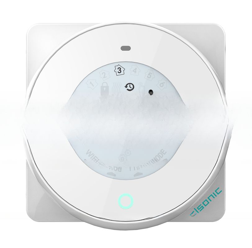 Thermostat à bobine de ventilateur modulateur de 0 à 10 V rond avec écran tactile intelligent et Modbus RS485 RTU